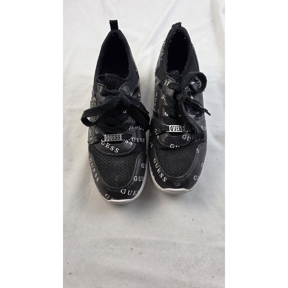 GUESS Women's "Course" Platform Logo Print Sneakers